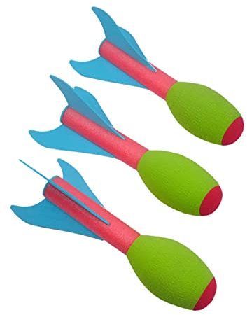 HEALSOPTHY 3stücke Finger-Flyer- Launcher Mit Handpumpe Partyzubehör Und Spielzeug Für Junge Mädchen Geeignet Für Geburtstage Und Spielevents