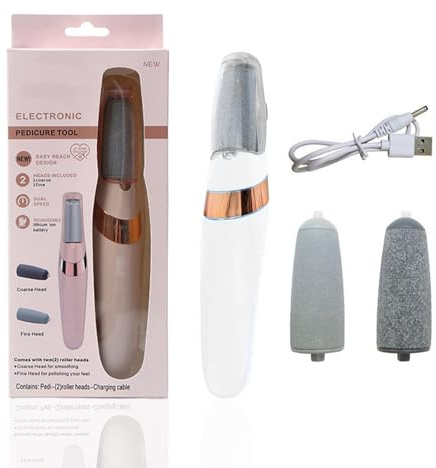 AVZYARDY Silk 3 Pro Hard Skin Remover, Electric Feet Callus Remover, Portable Smooth Pedicure Stick, Electric Foot File Hard Skin Remover for Treating Dry Cracked Heels