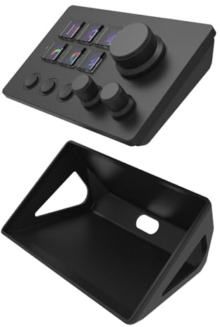 RETUOLWAG Professional 12Key Keyboard With LED Backlight And Intuitively Knob Controls For Stream Control Deck Content Creation