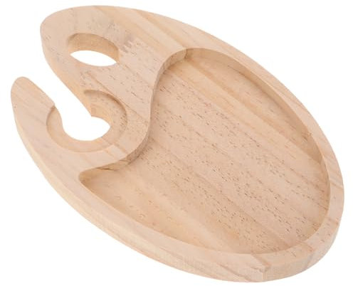 TIDTALEO Appetizer Plate with Wine Glass Holder Versatile Serving Tray for Fruit Cheese and Holiday Parties Design for Everyday Use Special Occasions