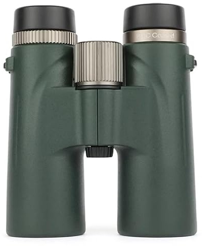 Warmax Binocolo ad alta potenza 12x42 per adulti, antiappannamento e impermeabile, perfetto per birdwatching, viaggi, osservazione delle stelle, caccia e concerti(12x42 verde scuro (con fo)
