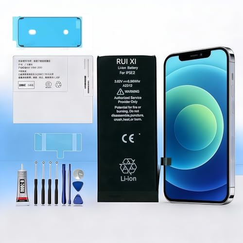 Batterie RUI XI compatible pour iPhone SE/SE 2 2020/SE 3 2022 + Outils gratuits (Pour iPhone SE3 2022)