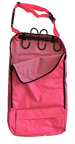 AJ Tack Deluxe Bridle Bag with Hooks Pink
