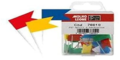 MOLHO LEONE flaggstift flerfärgad Infilzacarte och stilett från brevpapper