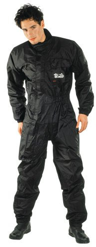 Modeka Black Rain Regenkombi 1 Teiler (Black,XXL)