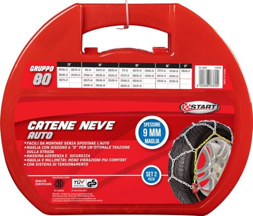 CATENE NEVE START 9 MM-GR.80