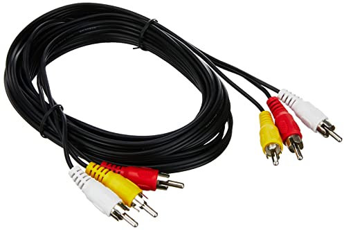 Valueline VLVP24300B30 Câble Audio/vidéo 3X RCA mâles vers 3X RCA mâles 3 m Noir