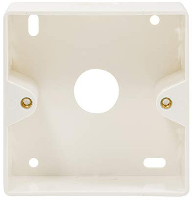 LogiLink Professional NP0221 Aufputzgehäuse (Aufputzrahmen) für Unterputzdosen, Macht aus Unterputzdosen Eine Aufputzversion