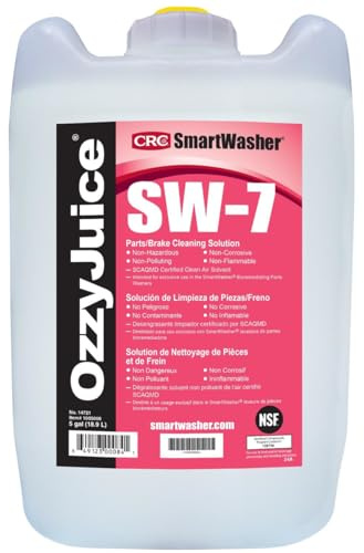 OzzyJuice Parts/Brake Cleaning Solution (SW-7) for SmartWasher Parts Cleaning Systems, 5 Gallon Pail (14721)