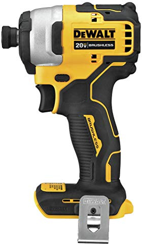 DEWALT ATOMIC 20 V MAX Driver de impacto, inalámbrico, compacto, 0,6 cm, solo herramienta (DCF809B)