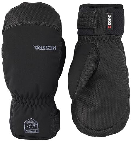 HESTRA Jungen Kid's Ferox Primaloft Mitt Handschuhe Schwarz 5