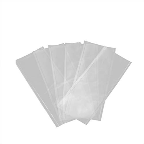 Mipcase 100pcs PVA Water Soluble Mesh Bags for Carp Fishing Quick Dissolving Solid Bait Holder for Year Use Freshwater and