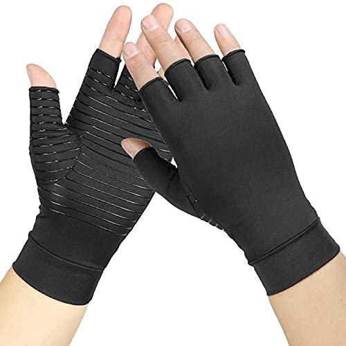 Wresetly Compressione Di Artrite Di Artrite Comfort di Fibra di Rame per il di TeRapia Carpale di Artrite Reumatoide