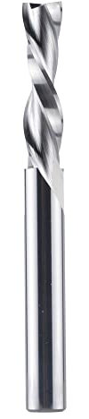 STORKY 1 Stück VHM-Fräser 3,175 4 6 8 mm 2 Flöte Spiralfräser Hartmetall-Schaftfräser Holz MDF UP Cut Down Cut (Color : WD2F-D6.0-L52)