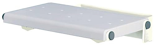 Wall mounted fold down compact shower seat folding shower chair