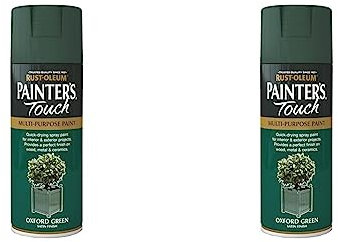 Rust-Oleum AE0050006E8 400ml Painter's Touch Spray Paint - Oxford Green Satin (Pack of 2)