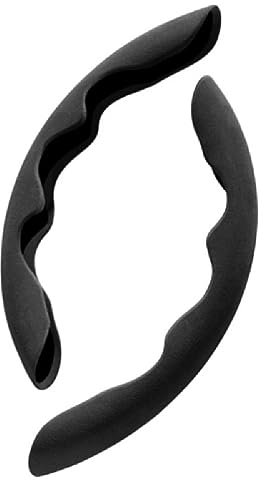 PEKMAR Steering Wheel Cover,For DS DS3 DS4 DS5 DS5LS DS6 DS7 DS9, Car Accessories,A-Black