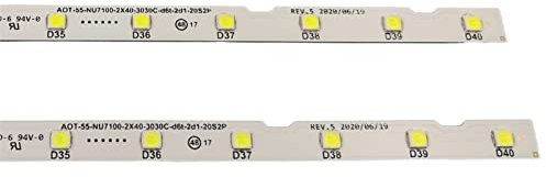 SENHE TV LED Hintergrundbeleuchtung Streifen UE55NU7100 UE55NU7300 BN96-46033A 45913A BN61-15485A AOT_55_NU7300_NU7100 LM41-00566A 00613A Fit für Samsung