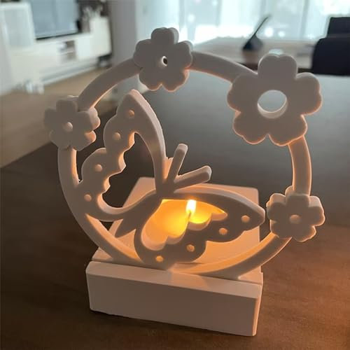 Geonoy Silikonformen Ostern, Silikonformen Gießformen, Osterhase Silikonform Kerzenhalter, Silikonformen Gießformen Ostern, Für Stabkerzen Und