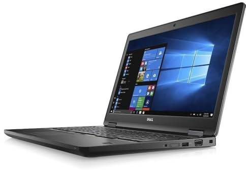 Dell Latitude 5580 bärbar dator | 15,6 tum 1920 x 1080 FHD | Core i5-6200U - 256 GB SSD-hårddisk - 8 GB RAM | 2 kärnor @ 2,8 GHz Win 10 Pro Black (förnyad)