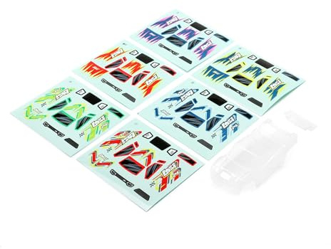Pro-Line Racing Axis T Body, Proline OE, Spoiler, Stickers, Clear: Micro-T, PRO-2631