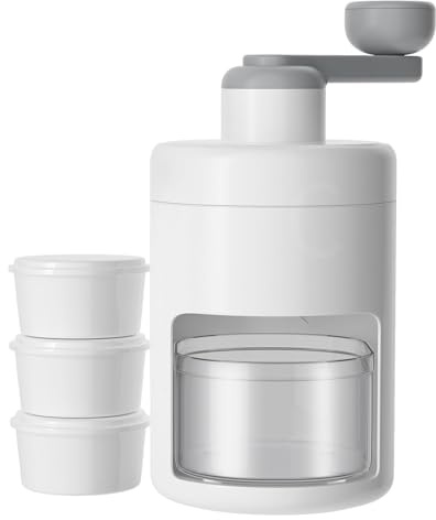 LIXSAZSE Broyeur à glace multifonctionnel, outil fiable et facile à nettoyer, présente trois moules glaçons, Machine broyer la glace pour la maison