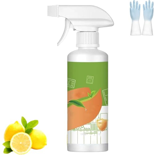 Fly Cleanse elettrodomestici di formula naturale, pulitori per elettrodomestici da cucina, macchia di pulizia di olio pesante, per tenere, forno, cappuccio gamma, rimuovere macchie e sporco (1pcs)