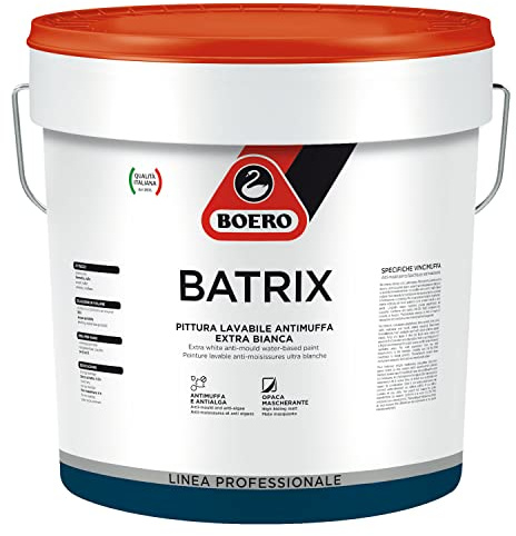 IDROPITTURA ACRILICA ANTIMUFFA BATRIX Boero da 5lt.