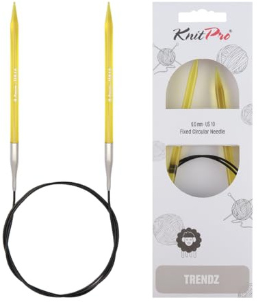 KnitPro 60 cm x 6 mm fixierte Rundstricknadeln, Mehrfarbig
