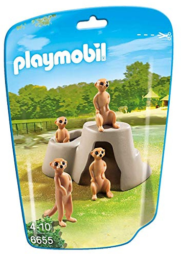Playmobil 6655 City Life Meerkats, Fun Imaginative Role-Play, PlaySets Suitable for Children Ages 4+