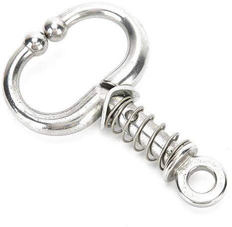 Nasenring für Rinder, Nasenring für Rinder aus Metall, Federtyp, Bullen-Nasenclip, Tierausrüstungszubehör