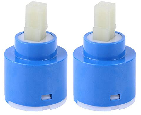 OUfdj 2x 35mm Kartusche Patrone Keramik Ersatz für Einhebel Armaturen Wasserhahn