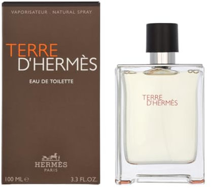 HERMES PARIS TERRE D'HERMES EAU DE TOILETTE 100ML VAPORIZADOR