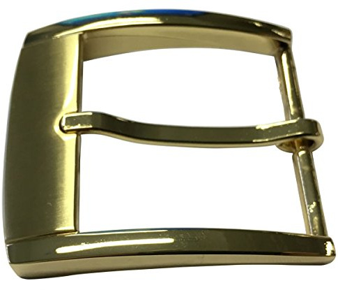 BELTINGER Gürtelschnalle 4,0 cm | Buckle Wechselschließe Gürtelschließe 40mm Massiv | Dorn-Schließe | Wechselgürtel bis 4cm | Gold