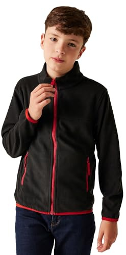 Regatta Professional Boys Full Zip Micro Fleece Jacket, Classic Red, 11-12 Years EU
