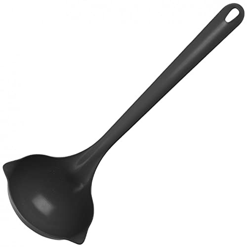 H-basics Schöpflöffel aus Kunststoff - Suppenkelle, Soßenlöffel, mit langem und ergonomischem Stiel, Küchenhelfer, Küche, Kochen Zubehör