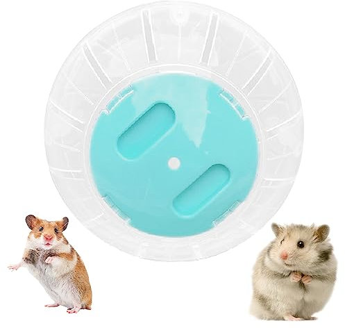 JVHLOV Zwerghamster-Ball, Kleintier-Aktivität, Haustier-Maus, Rennmäuse, Laufrad, 14,5 cm Durchmesser