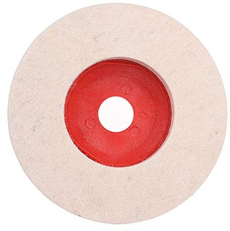 BOBOBH Utensile abrasivo ， 10 Pezzi 100mm 4 Pollici Tampone per Disco per Lucidatura in Feltro per Smerigliatrice Angolare per Lucidatura in Lana