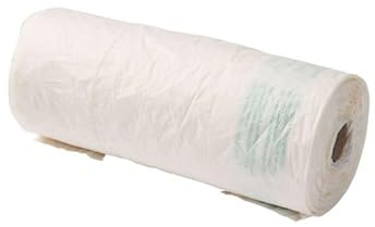 Générique 4000 Sacs à Bretelles en Rouleau 22+12x48 cm en Plastique Transparent 13 microns pour Fruits et légumes