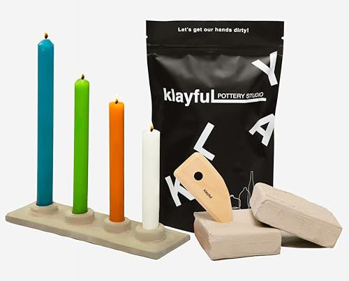 Klayful - klayful Premium Air Dry Clay Extra Pack - Keramik-Set für Anfänger (1 Klayful luftgetrockneter Ton) - 1,5 kg