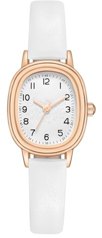 CIVO Klein Lederarmband Armbanduhr Damen: Minimalistisch Analog Damenuhr für Schmale Handgelenke - Geschenke zum Valentinstag Jahrestag | Damen-Armbanduhr im Vintage-Stil, Leder, lässig, für kleine Handgelenke, Geschenk für Damen, Geburtstag, Muttertag, Jubiläen