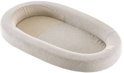 TRÄUMELAND Babynest HOME – atmungsaktives und weiches Babynest mit 3D-Luftpolster – Tragbare Schlafunterlage – Ideal für Neugeborene – Komfort & Sicherheit für Zuhause & unterwegs