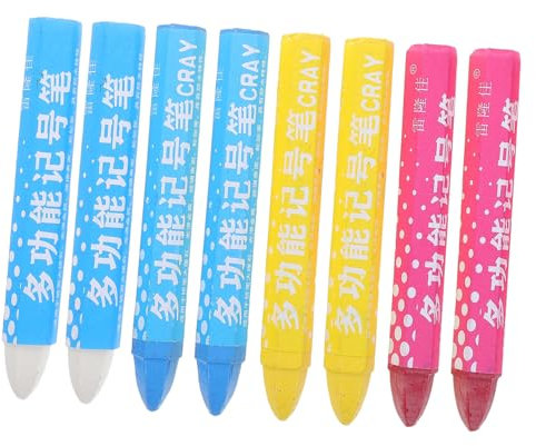 TOPBATHY 8 Stück Reifenmarkierungsstift Reifenmarkierungsmarker Lackmarker Für Holz Reifenbeschriftungsstift Auto Reifen Buntstift Radmarkierung Felgenfarbe Reifenkreide Reifenfarbe Wachs