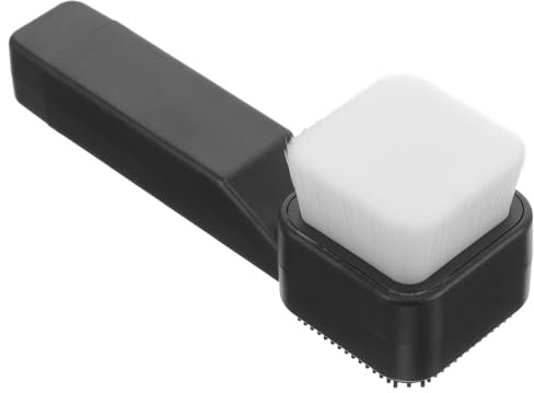 PENIKOKO Gesichtsreinigungsbürste in Schwarz Doppelseitige aus Silikon und Tiefen Porenreinigung mit Gesichtspeeling für Tägliche Hautpflegeroutine
