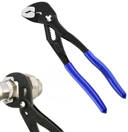 Water Pump Pliers, 200mm Quick Multi-Function Adjustable Pliers, Pipe Grips for Home Repair, Gripping, Nuts, Bolts, Pipe & Fittings, Blue