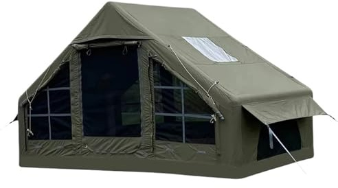 6.3㎡ 3-4 Person Outdoor Camping Marquee - Inflatable Canopy Tent with Rainproof Moisture-Proof Design, Cotton Material for Hiking Travel Camping