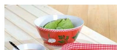 'Gilde 1 ensaladera melamina Verduras 12 x 25 cm (41152)