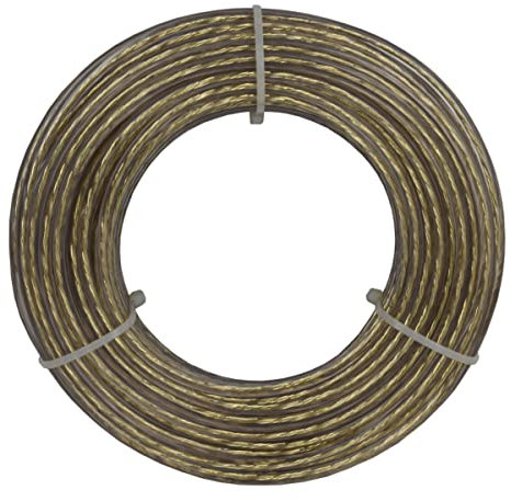 Corderie Italiane 006001300 Filo stendibiancheria acciaio ottonato trasparente 5 mm - 20 mt