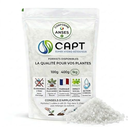 Capt Super Hydro Wasserspeicher, Kugeln, Wasserspeicher, für Pflanzen innen und außen – 1 kg