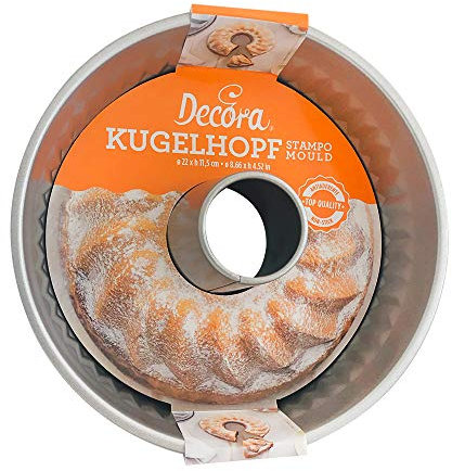 Decora 0075030 Stampo Kugelhopf Ø 22 X H 11,5 Cm Antiaderente